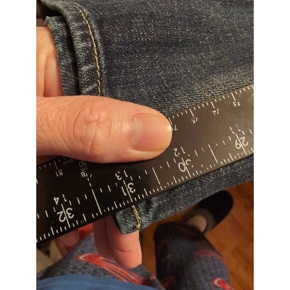 Rock Republic Berlin Women's Blue Dark Wash Denim Jeans Size 14 Skinny - Picture 8 of 9